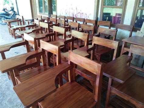 Meja Kursi Sekolah Kayu Damaran Jati Jual Meja Kursi Sekolah Kayu