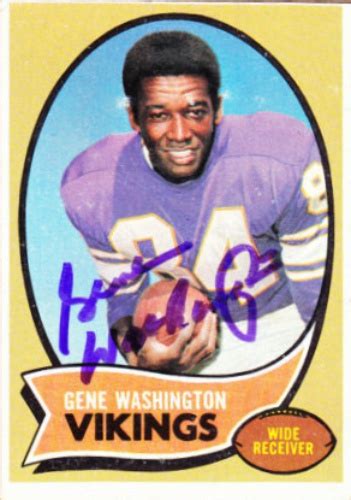 Gene Washington Autographs and Memorabilia | Sports, Football