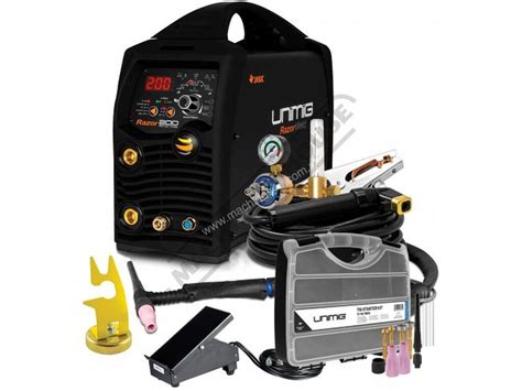 New Unimig Welders Razor Digital Pulse Ac Dc 200 Single Phase Tig