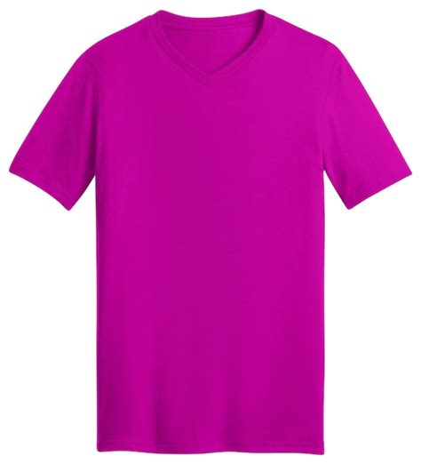 Camiseta Morada Sobre Fondo Blanco Foto Premium