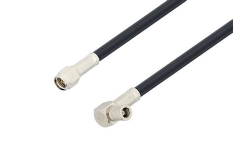 Sma Male To Smb Plug Right Angle Low Loss Cable Inch Length Using