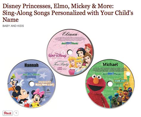 $10.40 For a CD of Personalized Sing-Along Songs or Character Dialogue ...