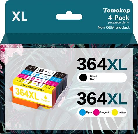 364xl Ink Cartridges Replacement For Hp 364 Xl Ink Cartridges Multipack High Yield 4 Pack For