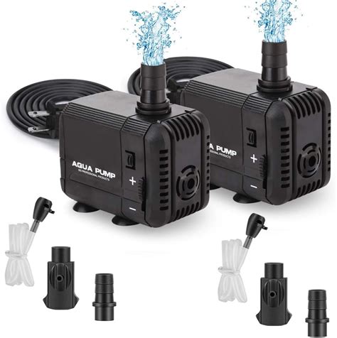 Amazon GROWNEER 2 Packs 130GPH Submersible Pump 6W Ultra Quiet