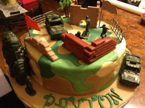 Army Themed Birthday Cake Army Birthday Cakes Custom Birthday Cakes