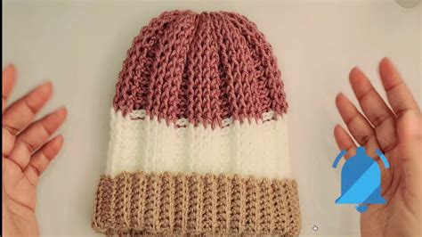 Teje Fácil Y Rápido Gorro A Crochet Todas Las Tallas Youtube