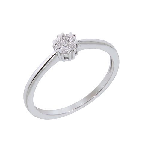 Grace Diamantring Gult Gull Ct Tw Si Klassisk Forlovelsesring