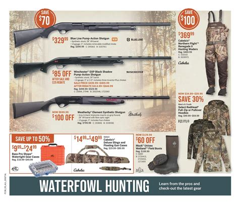 Bass Pro Shops Flyer August 18 To September 7