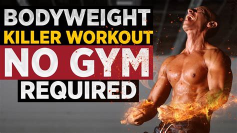 Killer Shred Workout No Equipment Bodyweight Frank Medrano Youtube