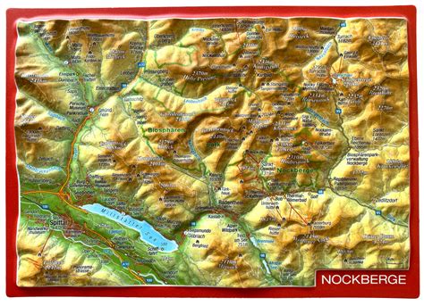 3D Reliefpostcard Nockberge Georelief Vertriebs GbR