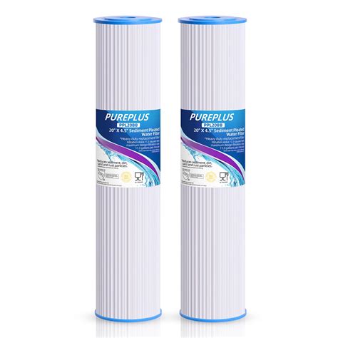 Amazon Pureplus X Whole House Pleated Sediment Filter For