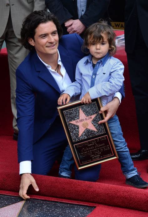 Orlando Blooms Son Flynn Steals The Show At Walk Of Fame Star Ceremony