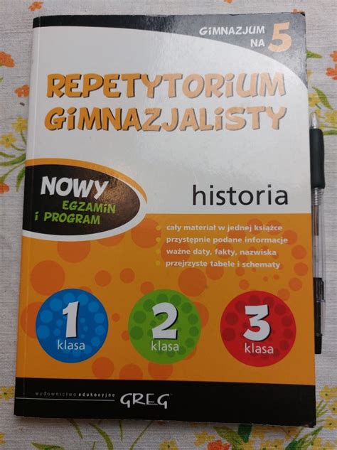 Repetytorium Gimnazjalisty Historia Agnieszka Ch O Pu Tusk Kup