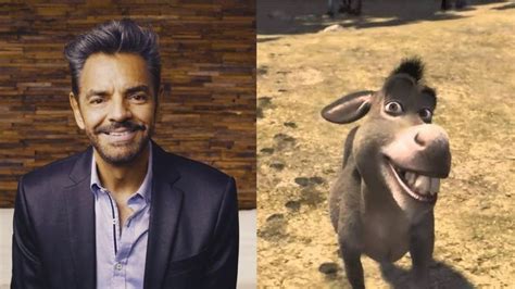 Un Emotivo Reencuentro Eugenio Derbez Recuerda Al Burro De Shrek De