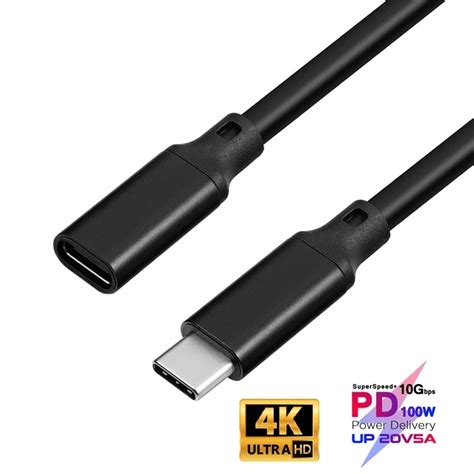 C Ble D Extension Usb Type C M Le Vers Usb C Femelle M M