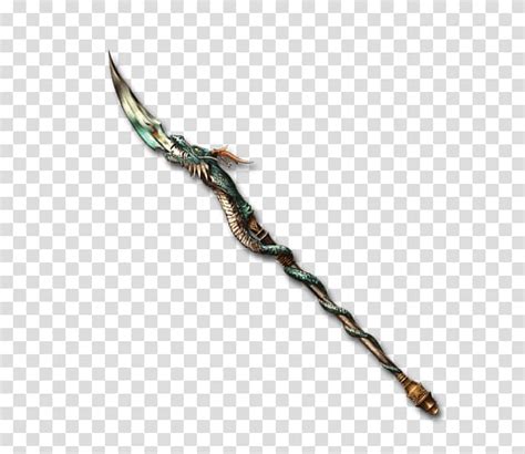 Granblue Fantasy Weapon Spear Hoko Yari Azure Dragon Spear Transparent