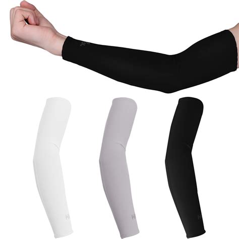 1 Pair Compression Sports Arm Sleeve Basketball Cycling Arm Warmer Summer Running Tennis Uv