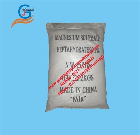 Jual Magnesium Sulphate Heptahydrate Oleh Pt Graha Jaya Pratama Kinerja