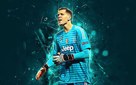 Wojciech Szczesny Uniforme Azul Futbolistas Polacos Juventus Fc