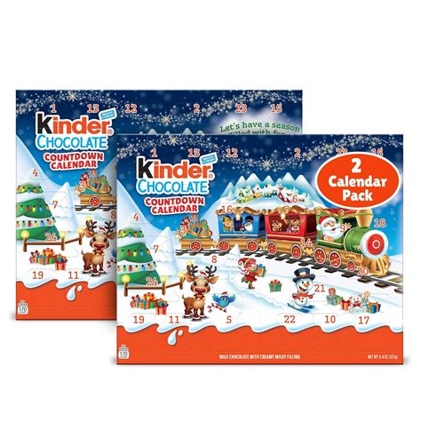 Amazon Kinder Chocolate Calendario De Cuenta Regresiva Paquete De