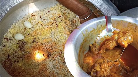 Bindas Babu Biryani ₹50 Only At Barasat Kolkata Street Food Chicken Biryani And Chicken Kosa