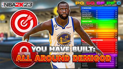 Nba 2k23 Demigod “2 Way Face Up Four” Build Is The Best Build In The Game Youtube