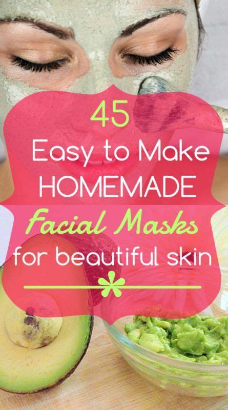 Diy Homemade Facial Masks For Beautiful Glowing Skin Homemade Facial Mask Diy Skin Care