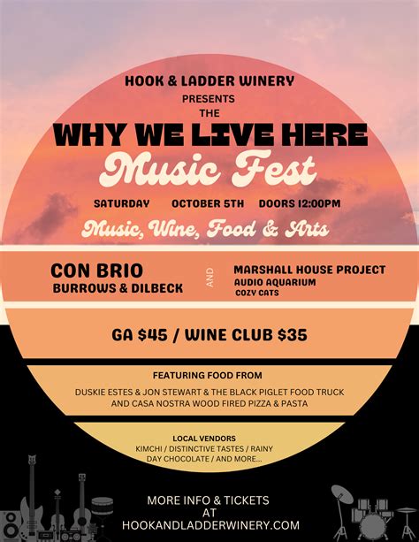 Hook & Ladder Winery Presents The “Why We Live Here” Music Fest – Hook & Ladder