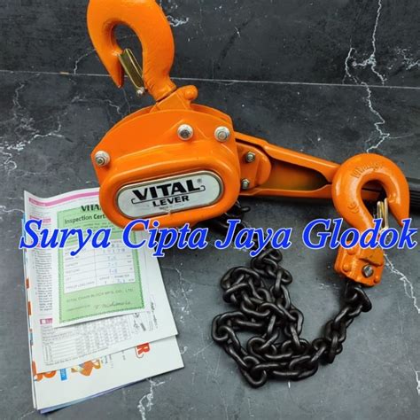 Jual VITAL Lever Block Lifting 1 5 Ton X 1 5 Meter Lever Hoist Katrol