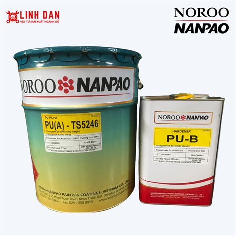 Sơn PU Chống Rỉ 2 Thành Phần Noroo Nanpao Vật Tư Sản Xuất Linh Đan