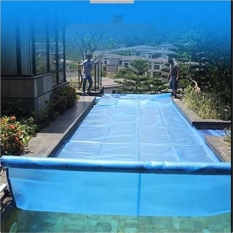 Bâche Piscine Solaire Bulle Couverture Solaire Extérieure Pour Piscine