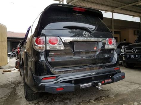 Jual Tanduk Belakang Fortuner All New Old Vrz Towing Bar Rhino Bumper