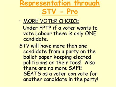 Lesson 4 The Single Transferable Vote Stv Ppt Download