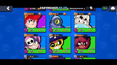 Moje Konto W Brawl Stars Youtube