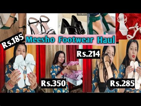 HUGE MEESHO FOOTWEAR Haul Starting 136 Heels Flats Latest