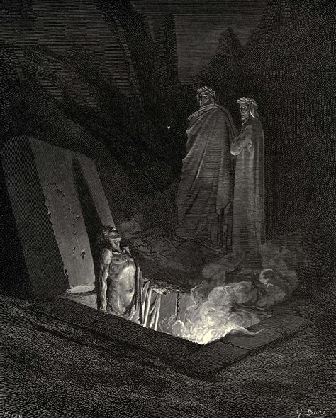 The Inferno Canto 10 Gustave Dore Encyclopedia Of