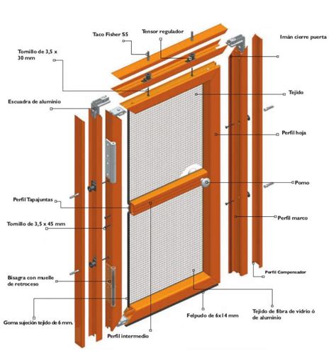 Mosquitera Puerta Abatible Persianas Raser Instalacion Y Montaje