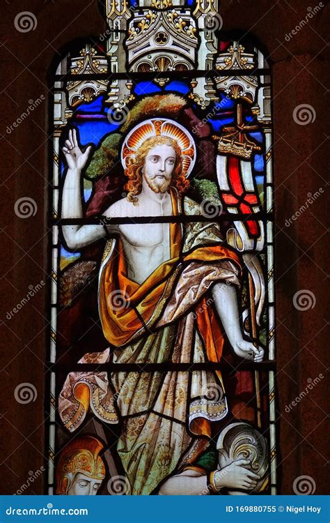 Jesus Christ On Stained Glass Window Stock Image Image Of Messiah Stained 169880755