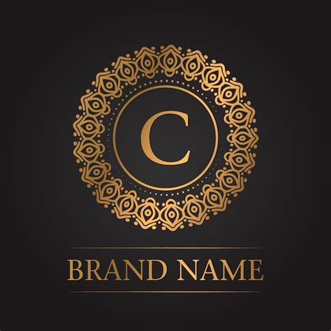 Premium Vector Luxury Gold Template Monogram