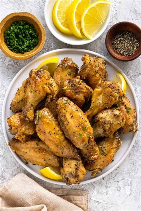 Lemon Pepper Chicken Wings Recipe - Jessica Gavin