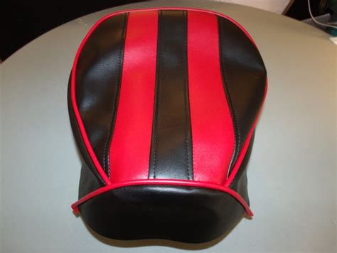 Baja Warrior Mini Bike Seat Upholstery With Stripes And Trim