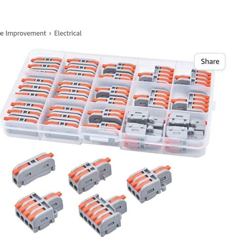 Xalxmaw Pcs Lever Wire Connectors Diy Mini Compact Splicing