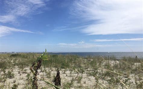 Far Rockaway Beach In August In Queens New York Ny Stock Image