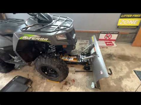 2020 Arctic Cat Alterra 570 KFI Plow Set Up YouTube