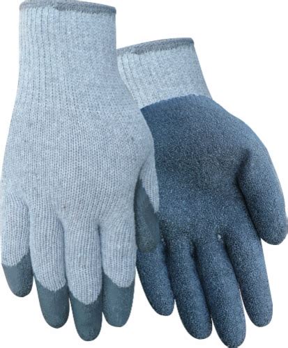 Red Steer Glove Company Rubber Palm Men S Gloves 3 Pk Blue M Fry