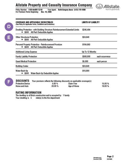 Policy Declarations — Homeowners Insurance Made Simple Allstate