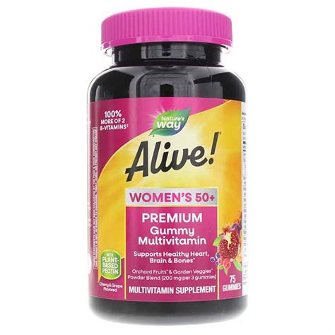 Alive Women S 50 Gummy Vitamins Natures Way