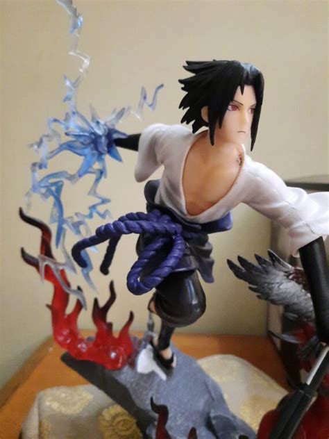 Sasuke With Red Flame And Eagle 33 Cm Passion Crafts