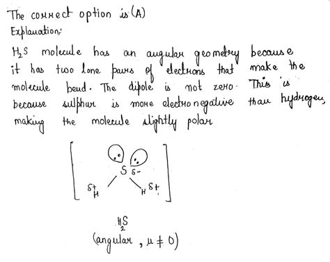 H2s Electron Domain Geometry