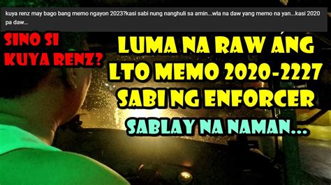 Luma Na Raw Ang Lto Memo Sabi Ng Enforcer Bajaj Daily Use